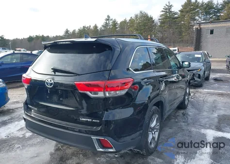 2017 Toyota Highlander Limited Platinum from USA, damaged, VIN 5TDDZRFH9HS483165
